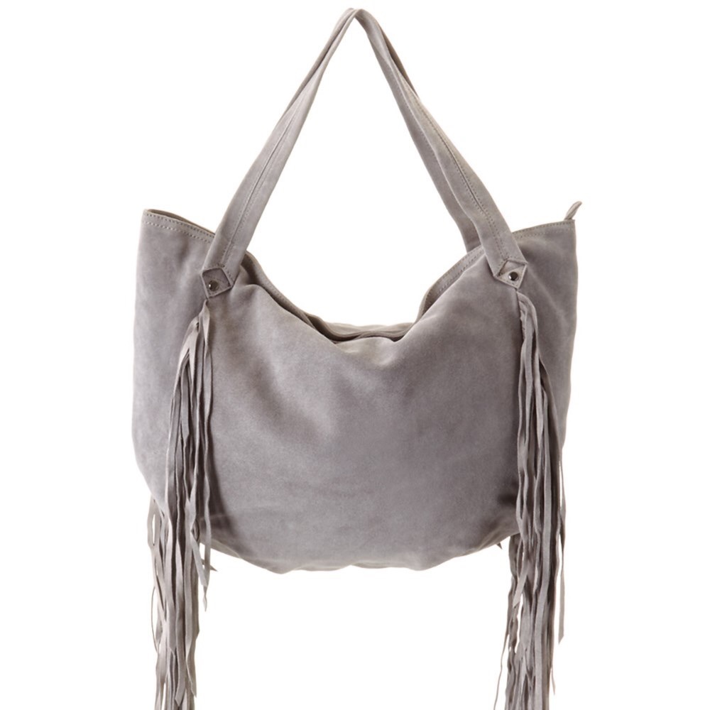 Sorial suede fringe handbag